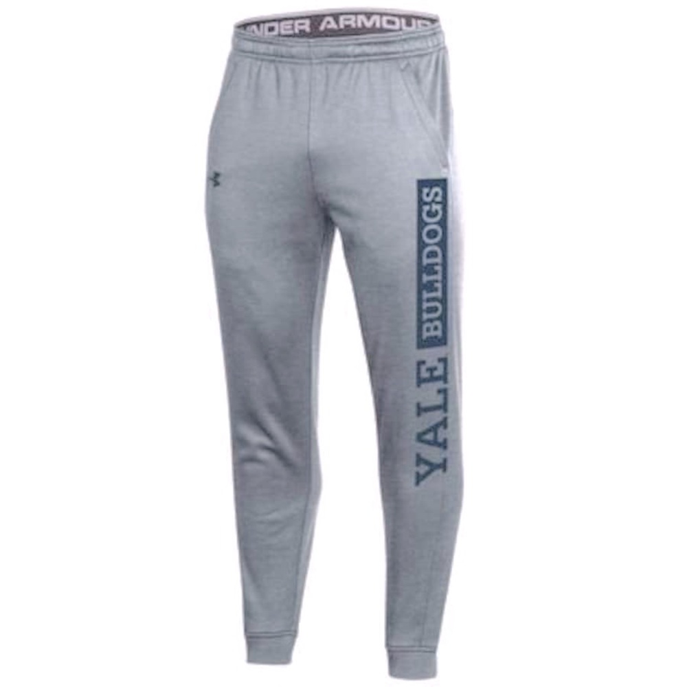 Under Armour Yale Bulldogs Fleece Jogger Gray men's M coldgear Unisex